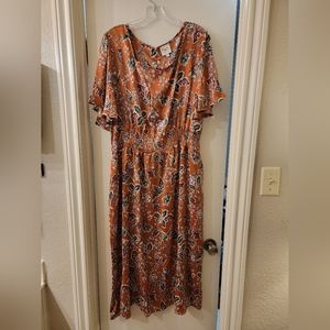 Stassi Floral Midi Dress